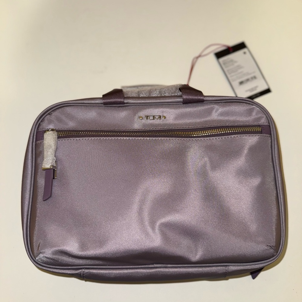 Tumi Purple Cosmetic Bag